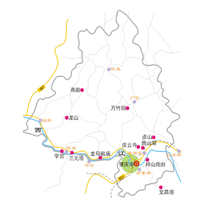 龙母祖庙风景旅游区规划设计项目地块说明