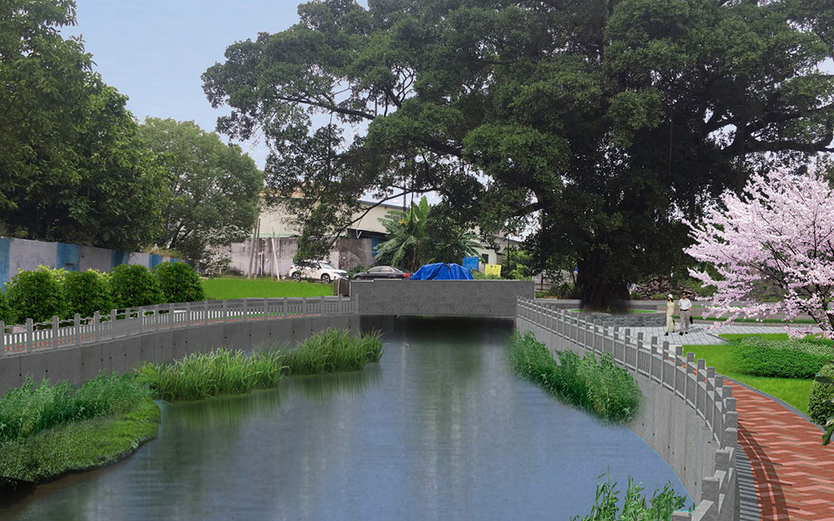 一河两岸北段景观节点